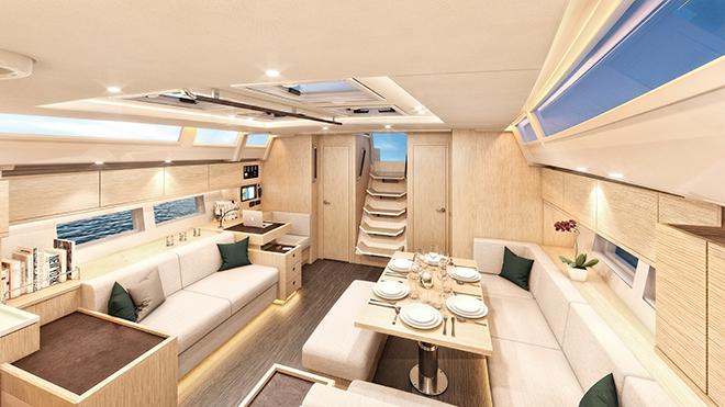 Bavaria C57 Interior © Bavaria Yachtbau